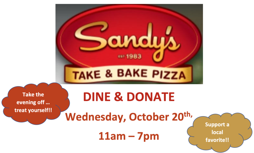 Sandy's dine & donate